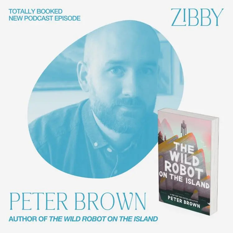 Peter-Brown-THE-WILD-ROBOT-ON-THE-ISLAND Zibby Media