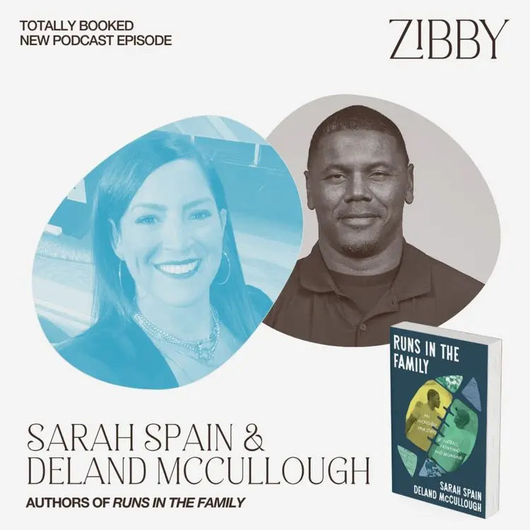 Sarah-Spain-and-Deland-McCullough-RUNS-IN-THE-FAMILY Zibby Media