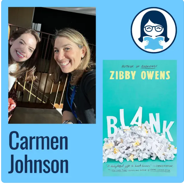 Zibby discusses BLANK with editor Carmen Johnson